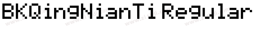 BKQingNianTi Regular字体转换